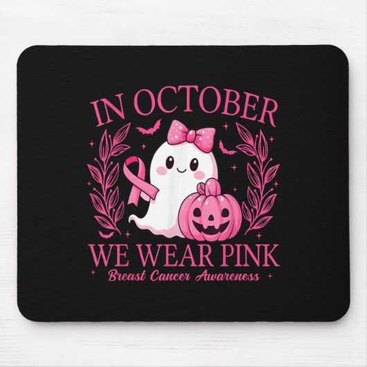 Tapis De Souris In October We Wear Nk Breast Cancer Awareness Hall (Devant)