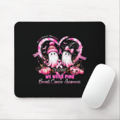 Tapis De Souris In October We Wear Nk Breast Cancer Heart Dragonfl (Avec souris)