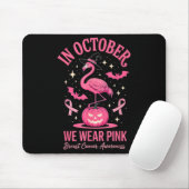 Tapis De Souris In October We Wear Nk Flamingo Halloween (Avec souris)