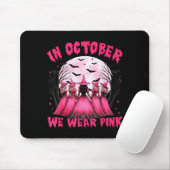 Tapis De Souris In October We Wear Nk Witch Halloween Breast Cance (Avec souris)