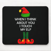 Tapis De Souris Inappropriate Christmas Shirt Funny Xmas (Devant)