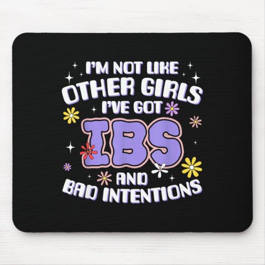 Tapis De Souris Inappropriate Funny Ibs Meme Embarring Adult Humor (Devant)
