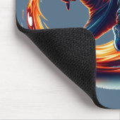 Tapis De Souris Incendie De Rue Avec Énergie Urbaine (Coin)