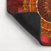 Tapis De Souris Incendie Mandala Mousepad (Coin)