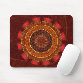 Tapis De Souris Incendie Mandala Mousepad (Avec souris)