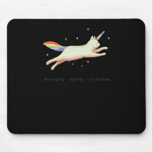 Tapis De Souris Inclusion De L'Équité En Diversité Avec Baguette D