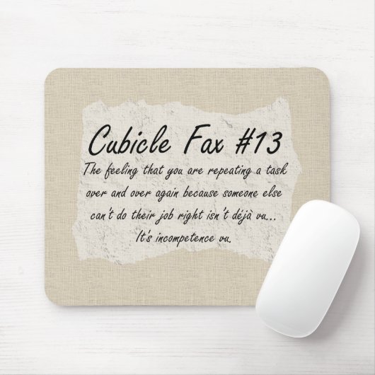Tapis De Souris Incompétence de collègue (Avec souris)