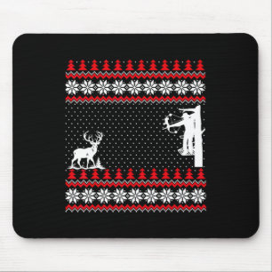 Tapis De Souris Incroyable Mignon Drôle Canard Chasseur Cerf Chass