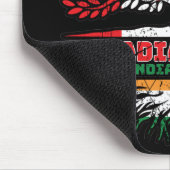 Tapis De Souris Inde Canada Canada Drapeau des racines de l'arbre (Coin)