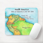 Tapis De Souris Indépendance sud-américaine (Avec souris)