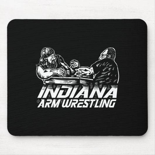 Tapis De Souris Indiana Arm Wrestling (Devant)