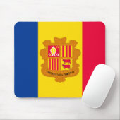 Tapis De Souris Indicateur Andorre (Avec souris)