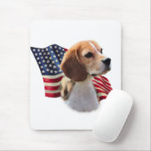 Tapis De Souris Indicateur beagle (Avec souris)