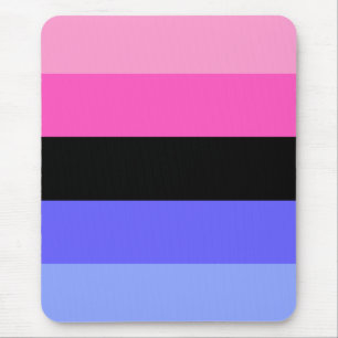 Tapis De Souris Indicateur de la fierté omnisexuelle
