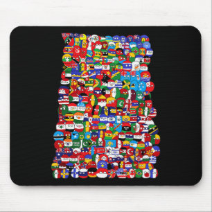 Tapis De Souris Indicateurs du monde du pays