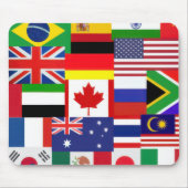 Tapis De Souris Indicateurs mondiaux (Devant)