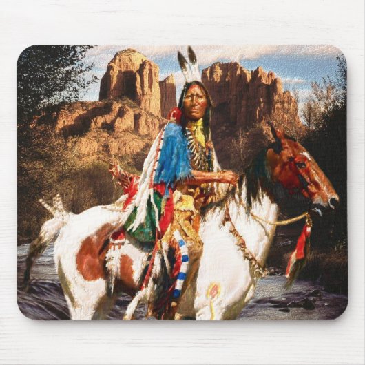 Tapis De Souris Indien1A Mousepad (Devant)
