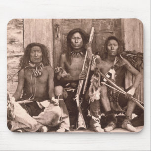 Tapis De Souris Indiens de Spokane, 1861 (photo de b/w)