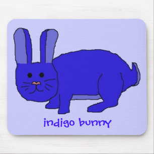 Tapis De Souris Indigo Bunny mousepad
