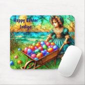 Tapis De Souris INDIGO ~ Fille avec la truie d'oeufs ~ (Avec souris)