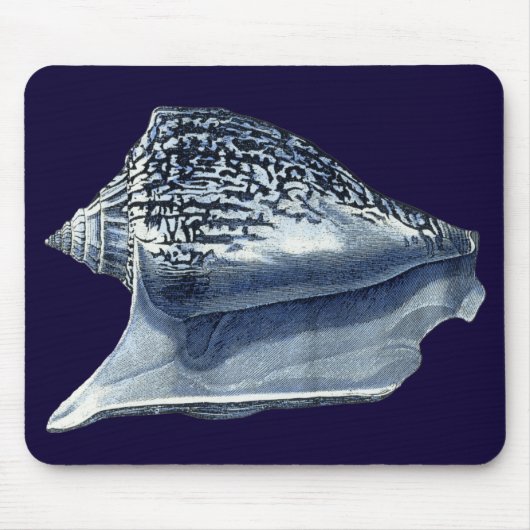 Tapis De Souris Indigo Shells I (Devant)