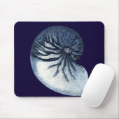 Tapis De Souris Indigo Shells VII (Avec souris)