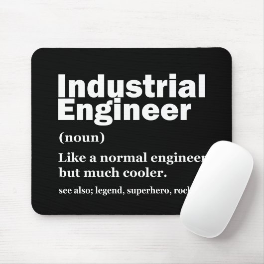 Tapis De Souris Industrial Engineering Funny Engineer (Avec souris)