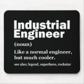 Tapis De Souris Industrial Engineering Funny Engineer (Devant)