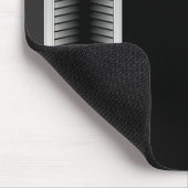 Tapis de souris industriel argent et noir (Coin)