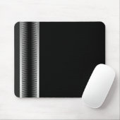 Tapis de souris industriel argent et noir (Avec souris)
