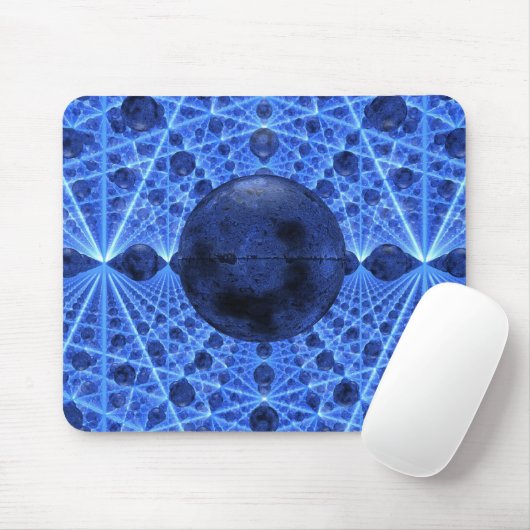 Tapis De Souris Infini bleu Mousepad (Avec souris)