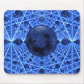 Tapis De Souris Infini bleu Mousepad (Devant)