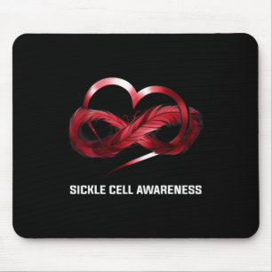 Tapis De Souris Infinité Coeur Faucille Sensibilisation aux cellul