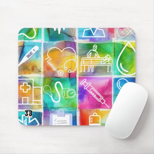 Tapis De Souris Infirmière (Avec souris)