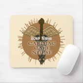 Tapis De Souris Infirmière cardiaque Caducée (Avec souris)