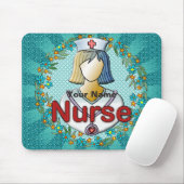 Tapis De Souris Infirmière cool (Avec souris)