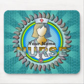 Tapis De Souris infirmière cool (Devant)