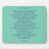 Tapis De Souris Infirmière correctionnelle (Devant)