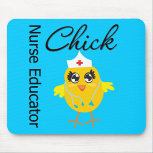 Tapis De Souris Infirmière de carrière Chick - Infirmière éducatri