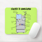 Tapis De Souris Infirmière de dialyse/cadeaux drôles de (Avec souris)
