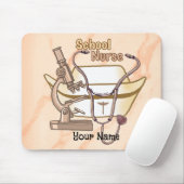 Tapis De Souris Infirmière de l'école cool (Avec souris)