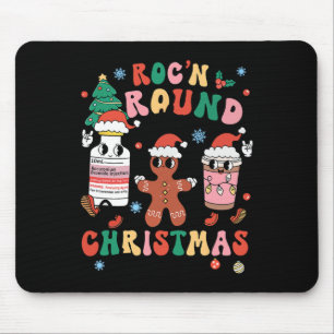 Tapis De Souris Infirmière de Noël Roc'n autour de Noël