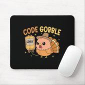 Tapis De Souris Infirmière de Thanksgiving Code Glousser Drôle Din (Avec souris)