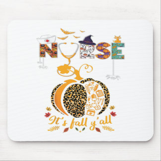 Tapis De Souris Infirmière d'Halloween Infirmière Thanksgiving Hea