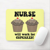 Tapis De Souris Infirmière drôle (Avec souris)