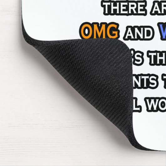 Tapis De Souris Infirmière drôle Anesthésiste ... OMG WTF LOL (Coin)