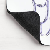 Tapis De Souris Infirmière du cœur (Coin)