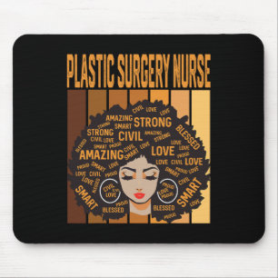 Tapis De Souris Infirmière en chirurgie plastique Mois de l'histoi