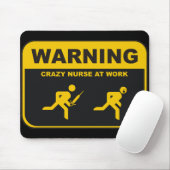 Tapis De Souris Infirmière folle Mousepad (Avec souris)