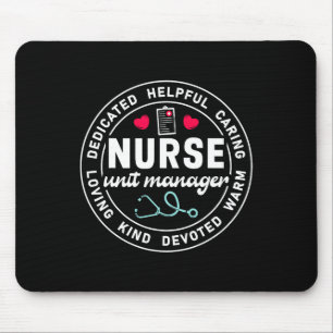 Tapis De Souris Infirmière Gestionnaire de l'unité Appréciation Co